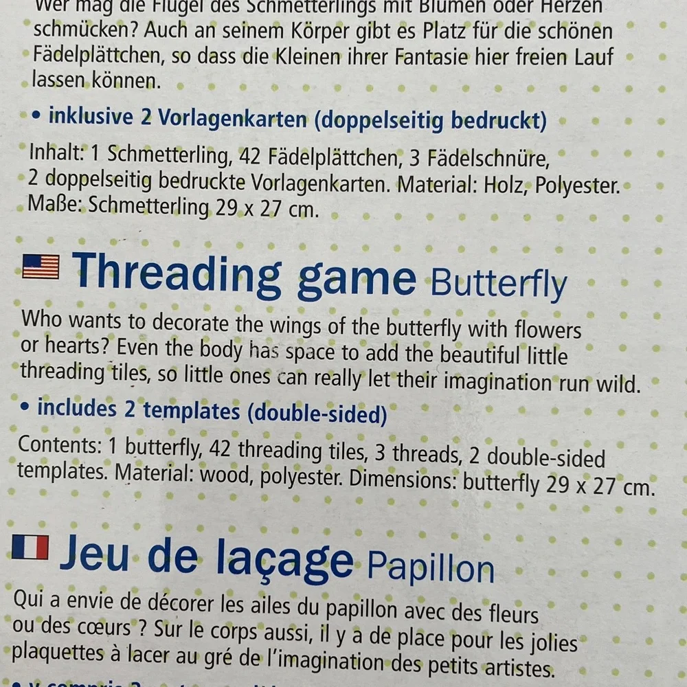 Haba Threading Game